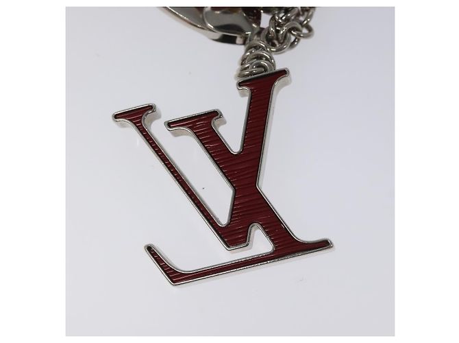 LOUIS VUITTON Epi Bijusac Fleur Deux Charm metallo Rosso M65224 LV Auth EC029 - vista 9