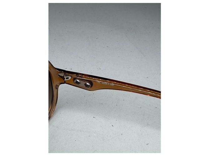 Céline Vintage Celine Paris übergroße Sonnenbrille braun - Ansicht 3