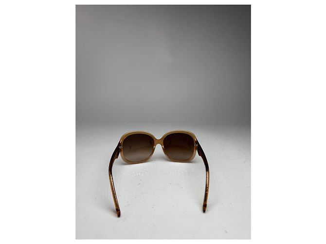 Céline Vintage Celine Paris übergroße Sonnenbrille braun - Ansicht 8