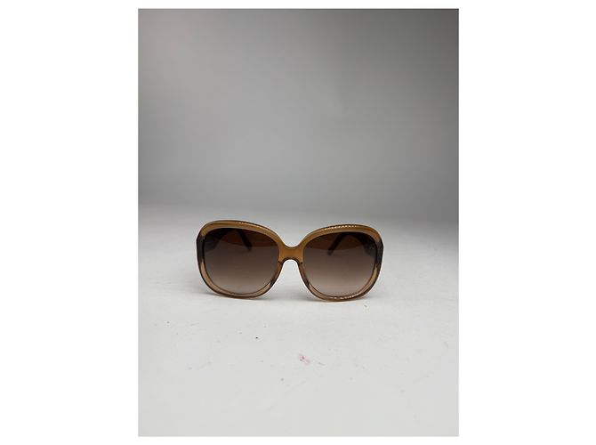 Céline Vintage Celine Paris übergroße Sonnenbrille braun - Ansicht 9