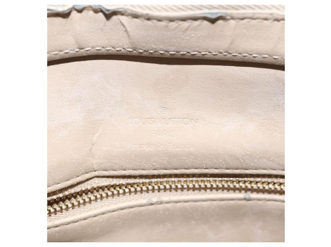 LOUIS VUITTON Borsa a Mano Monogram Vernis Houston Beige M91004 LV Auth bs23194 - vista 18
