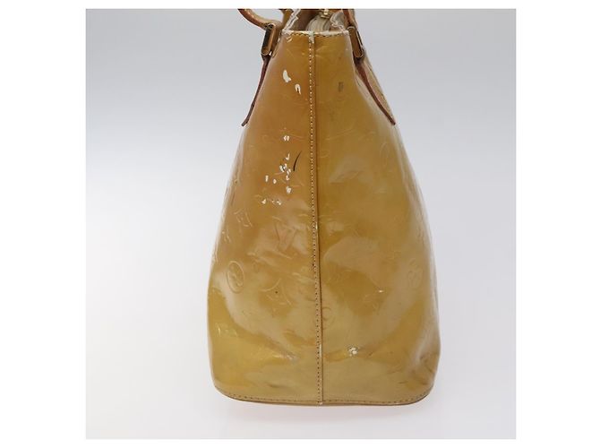 LOUIS VUITTON Borsa a Mano Monogram Vernis Houston Beige M91004 LV Auth bs23194 - vista 3