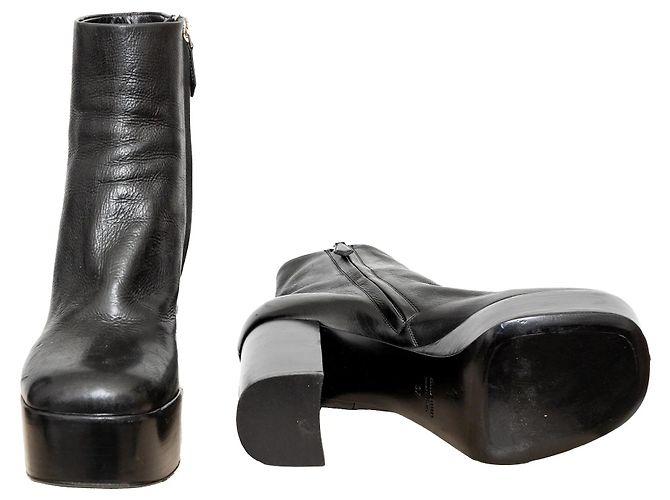 Botas de plataforma Miu Miu Negro - vista 12