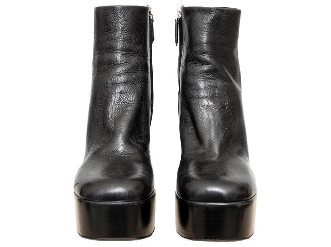 Botas de plataforma Miu Miu Negro - vista 3
