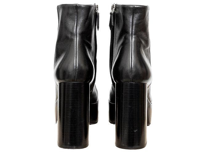 Botas de plataforma Miu Miu Negro - vista 5