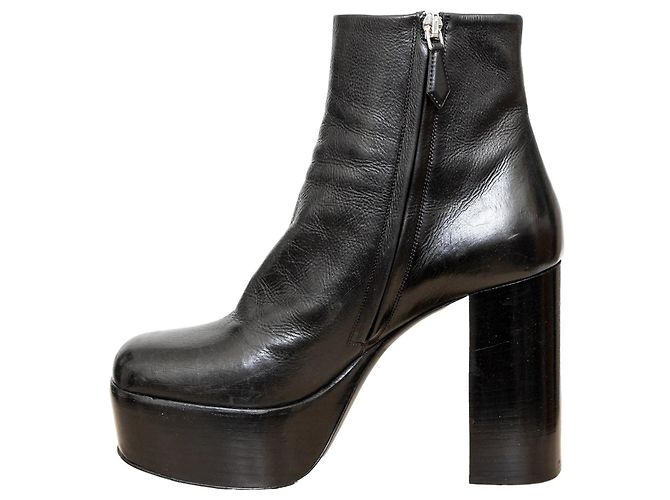 Botas de plataforma Miu Miu Negro - vista 6