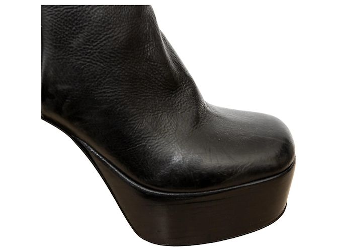 Botas de plataforma Miu Miu Negro - vista 8