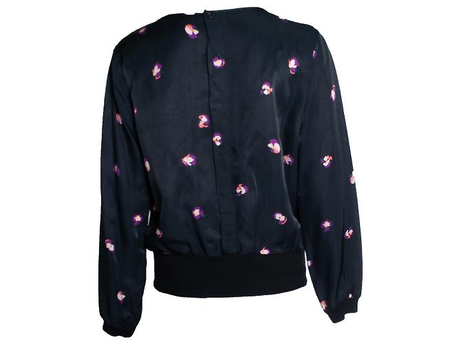 See by Chloé See by Chloe, top floral Negro - vista 3