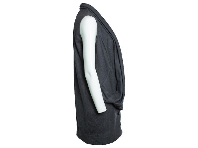 Stella Mc Cartney Chaqueta de lana drapeada Stella McCartney Gris - vista 4