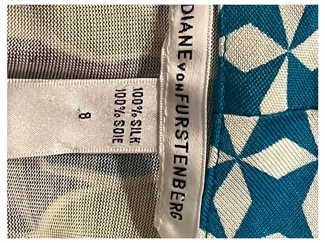 Diane Von Furstenberg Vestido de jersey de seda con estampado floral abstracto DvF Boswana Multicolor - vista 9