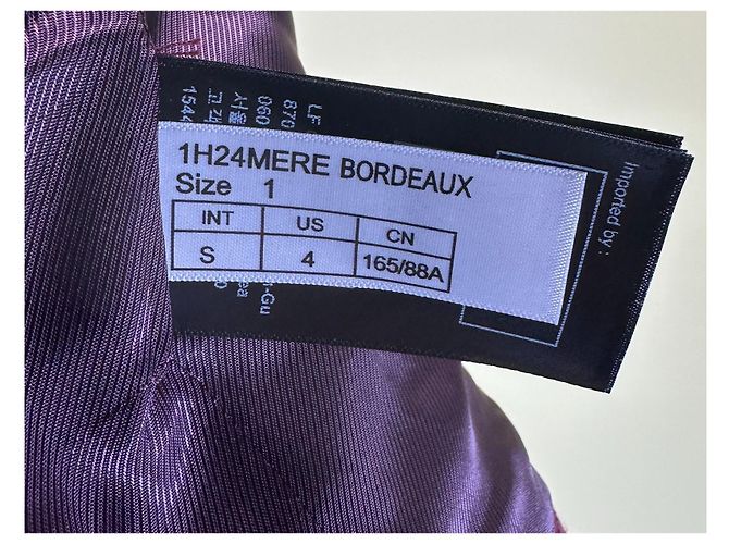 Chaqueta Ba&Sh Meredith de tweed morado oscuro - vista 8