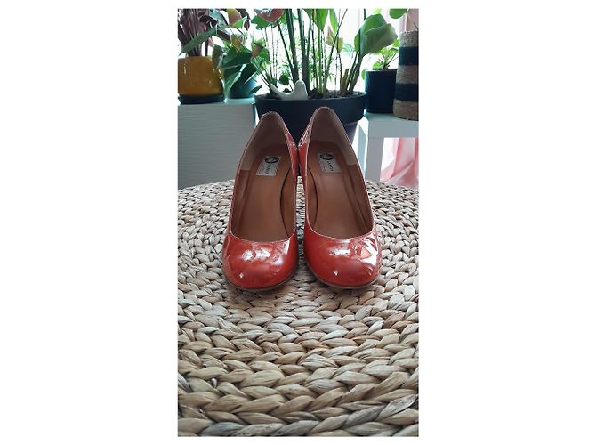 Lanvin Pumps aus Lackleder in Coral Größe 38 Koralle - Ansicht 2