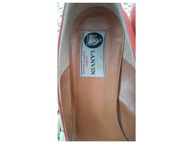 Lanvin Pumps aus Lackleder in Coral Größe 38 Koralle - Ansicht 5