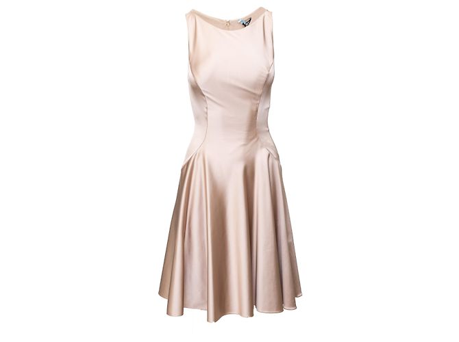 Blumarine Satin Kleid - 10er Jahre Pink - Ansicht 3