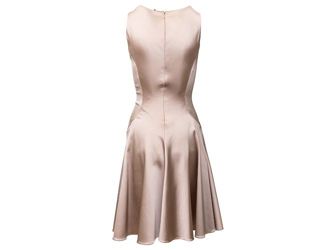 Blumarine Satin Kleid - 10er Jahre Pink - Ansicht 5