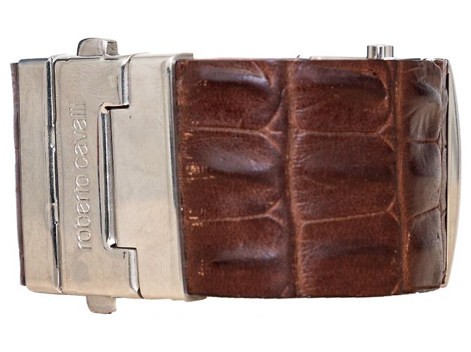 Roberto Cavalli braune Lederuhr - '10s - Ansicht 5