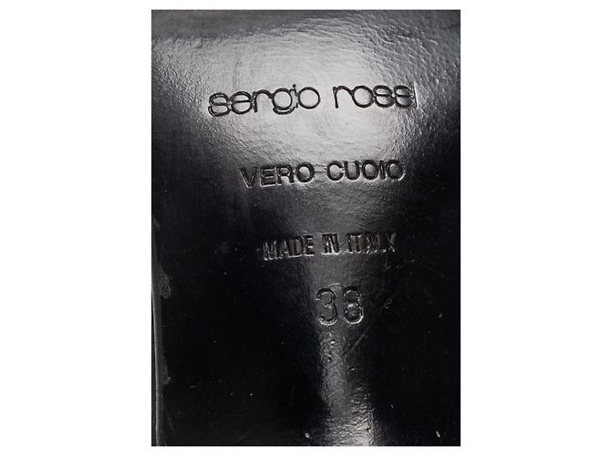 Sergio Rossi Riemchenabsätze - 2000er Schwarz - Ansicht 5