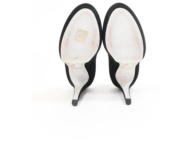 Rene Caovilla Pumps con plateau René Caovilla in suede nero - vista 14