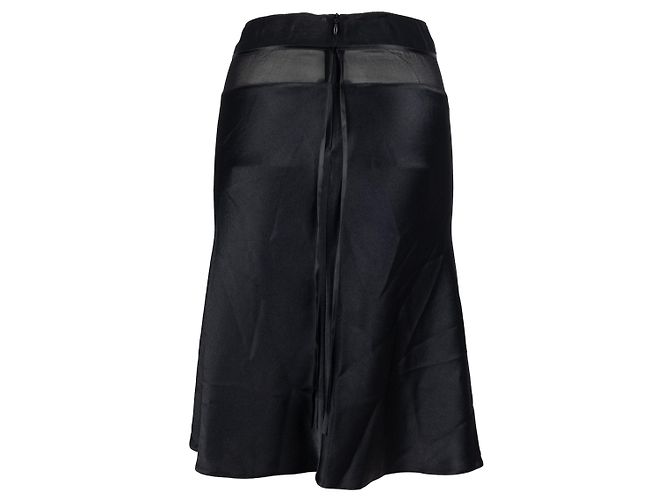 Falda de satén Blumarine - años 10 Negro - vista 2