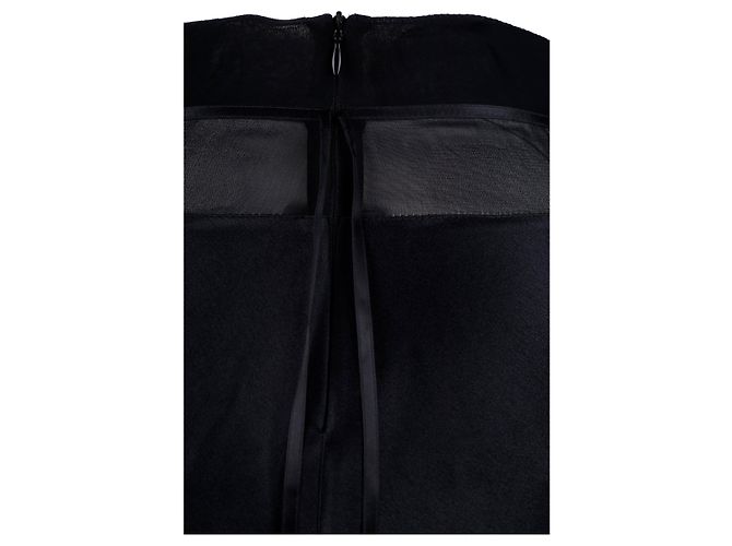 Falda de satén Blumarine - años 10 Negro - vista 3