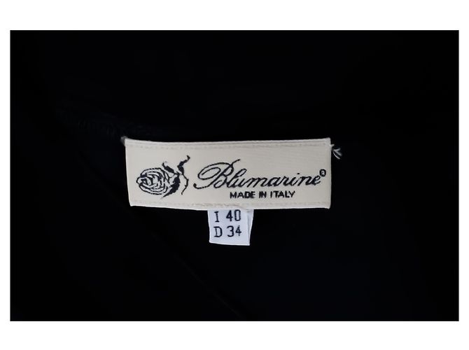 Falda de satén Blumarine - años 10 Negro - vista 4
