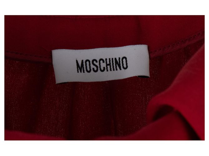 Moschino Rüschenausschnitt-Top - 2000er Rot - Ansicht 4