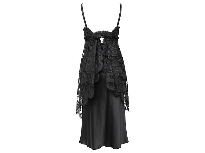 Moschino Spitzenkleid mit Wellenrand - 10er Jahre - Ansicht 2