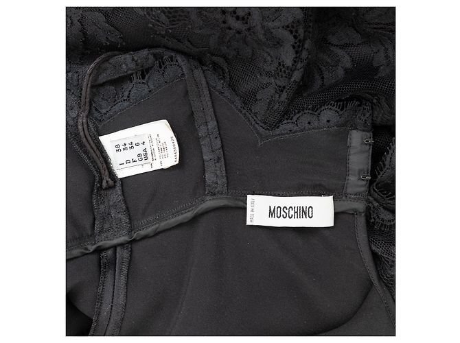 Moschino Spitzenkleid mit Wellenrand - 10er Jahre - Ansicht 5