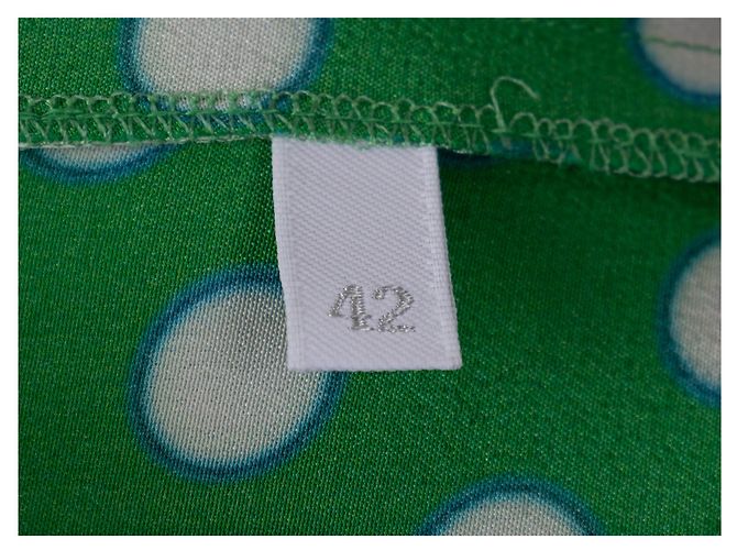Top a pois Miu Miu - anni '10 Verde - vista 6