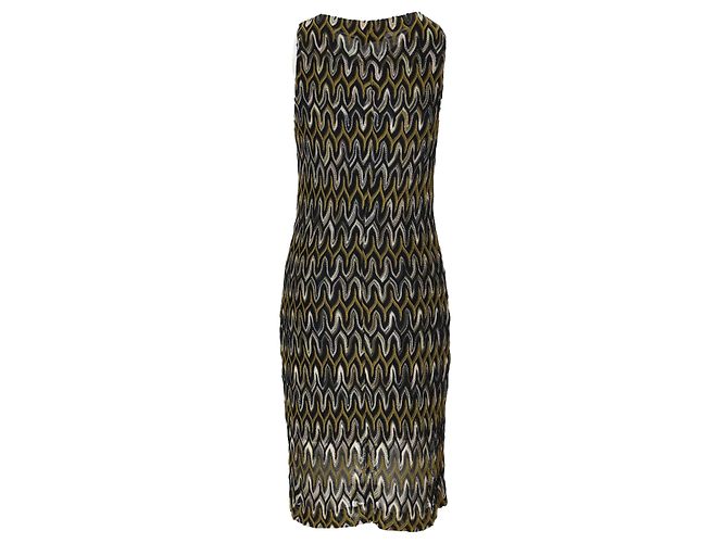 Missoni Strukturstrickkleid - 10er Jahre Mehrfarben - Ansicht 2