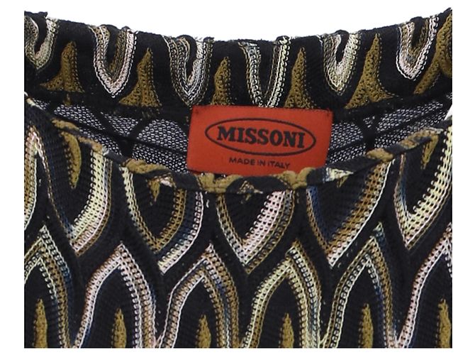Missoni Strukturstrickkleid - 10er Jahre Mehrfarben - Ansicht 3
