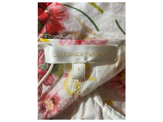 Abito Mini Stampato Floreale Natasha Loveshackfancy in Cotone Multicolore - Ansicht 10
