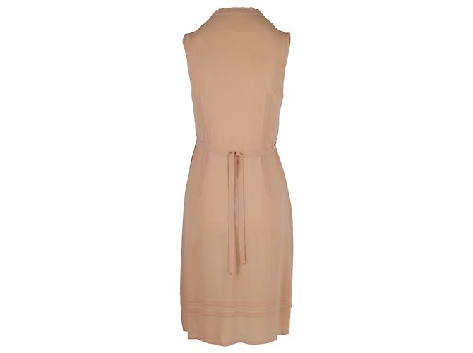 Abito midi con scollo a V Moschino - anni '10 Rosa - vista 2