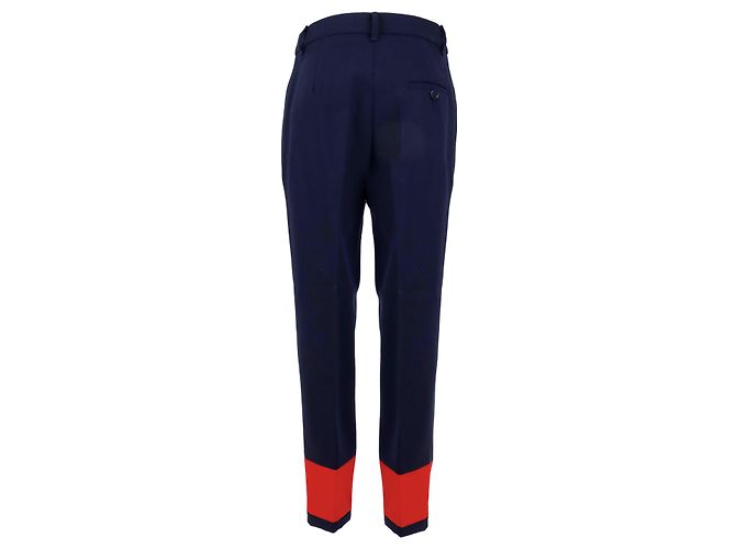 Pantaloni in lana bicolore Moschino - anni '10 Blu Blu navy - vista 2
