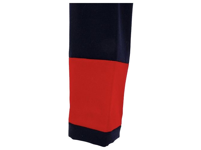 Pantaloni in lana bicolore Moschino - anni '10 Blu Blu navy - vista 4