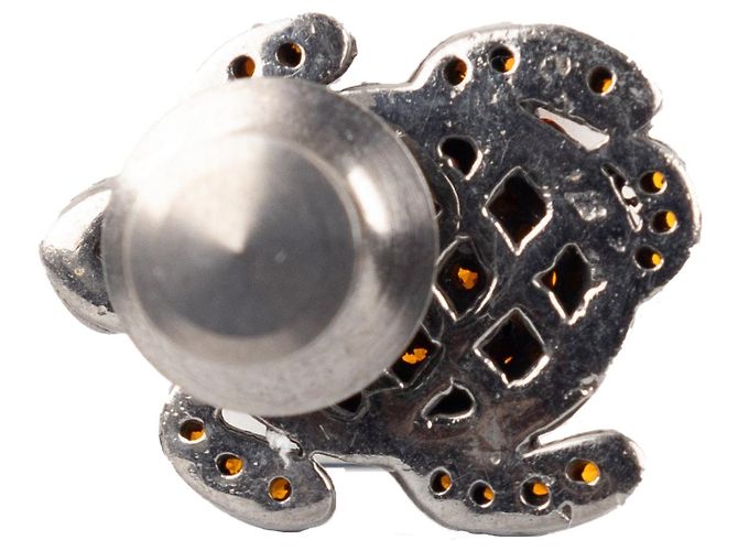 Autre Marque Spilla Mini Turte di Begüm Khan - '10s Arancione - vista 2