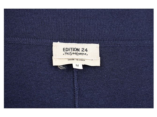 Falda Midi Yves Saint Laurent - años 10 Azul Azul marino - vista 3