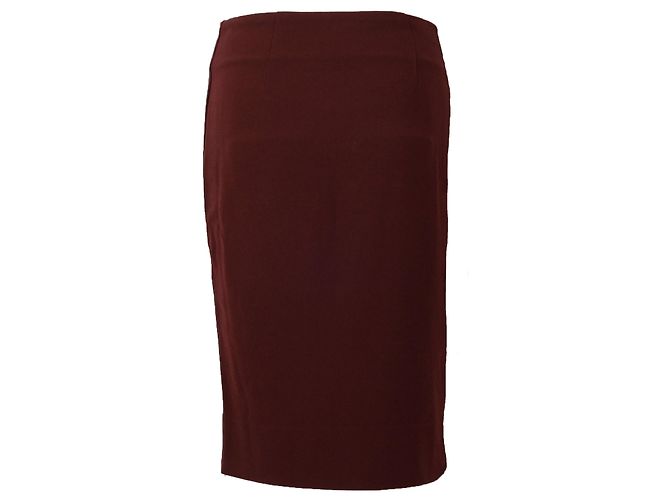 Falda midi con cremallera lateral Diane Von Furstenberg - '10s Castaño - vista 3