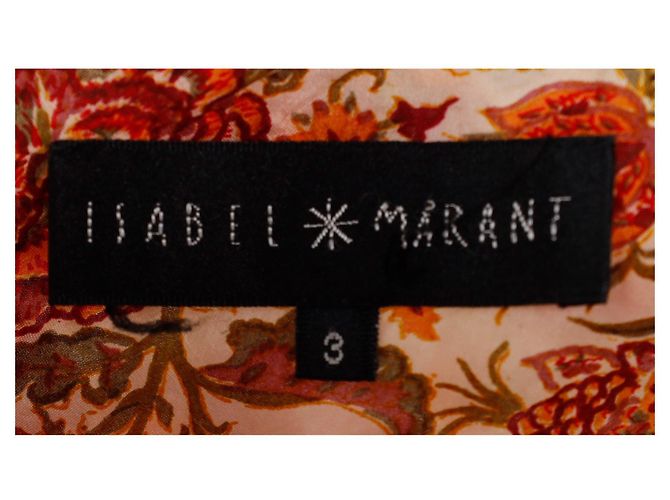 Top floreale in seta Isabel Marant - anni '10 Multicolore - vista 3