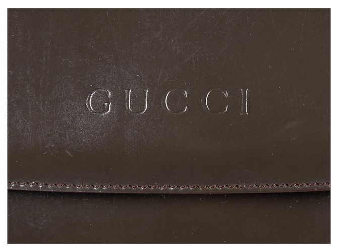 Gucci Vintage Patentasche - 2000er Braun - Ansicht 5