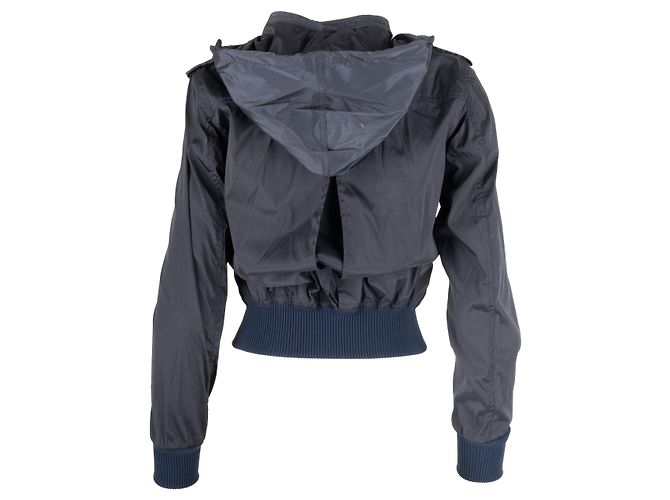 Giacca a vento aderente Moschino Cheap and Chic - anni '10 Blu Blu navy - vista 2