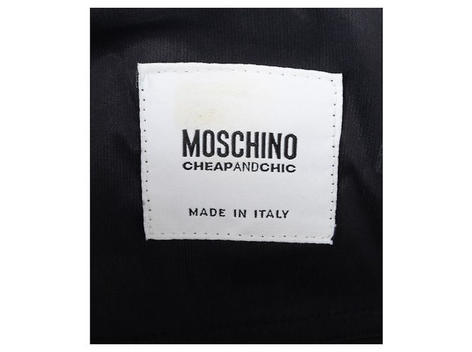 Giacca a vento aderente Moschino Cheap and Chic - anni '10 Blu Blu navy - vista 3