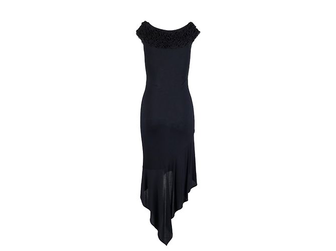 Asymmetrisches Kleid Moschino Cheap and Chic - 2000er Schwarz - Ansicht 2