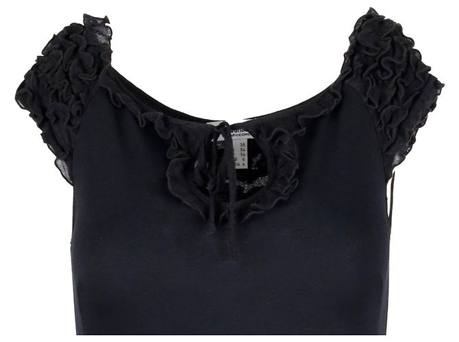 Asymmetrisches Kleid Moschino Cheap and Chic - 2000er Schwarz - Ansicht 3