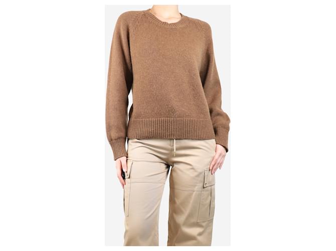 Aime Brauner Kaschmirpullover - Größe UK 8 - Ansicht 3