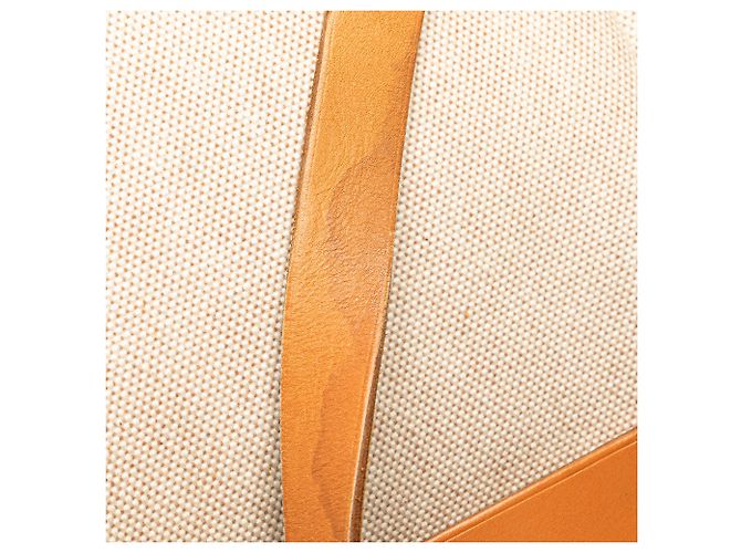 Hermès Brauner Toile Herbag Rucksack Hellbraun - Ansicht 11