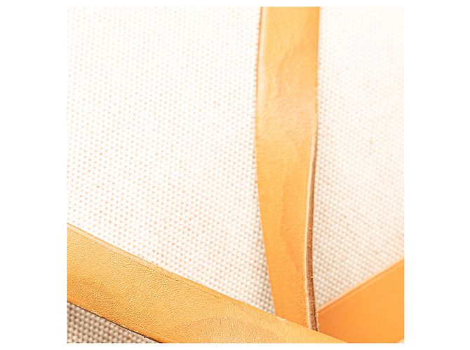 Hermès Brauner Toile Herbag Rucksack Hellbraun - Ansicht 9