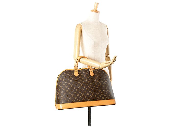 Louis Vuitton Marrone Monogramma Alma Voyage MM - vista 11