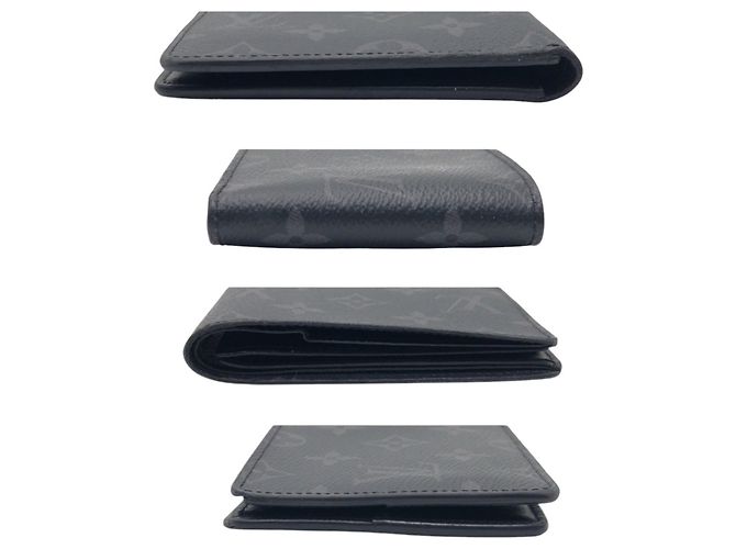 Portafoglio Slender Nero Monogramma Louis Vuitton - vista 5
