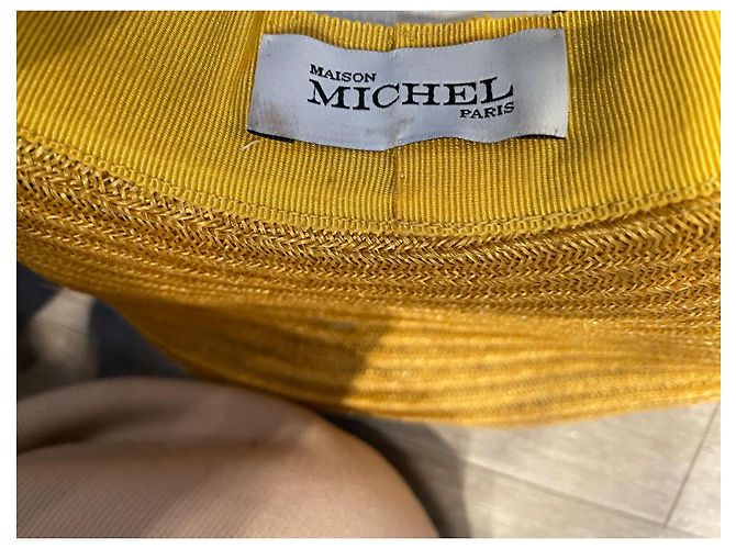 Cappello di paglia Maison Michel Catherinettes Multicolore - vista 9